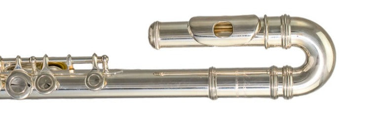 Elkhart Vincent Bach Deluxe Curved Head 100FLAP Silver Flute Pack | Spilt 'E' Mechanism