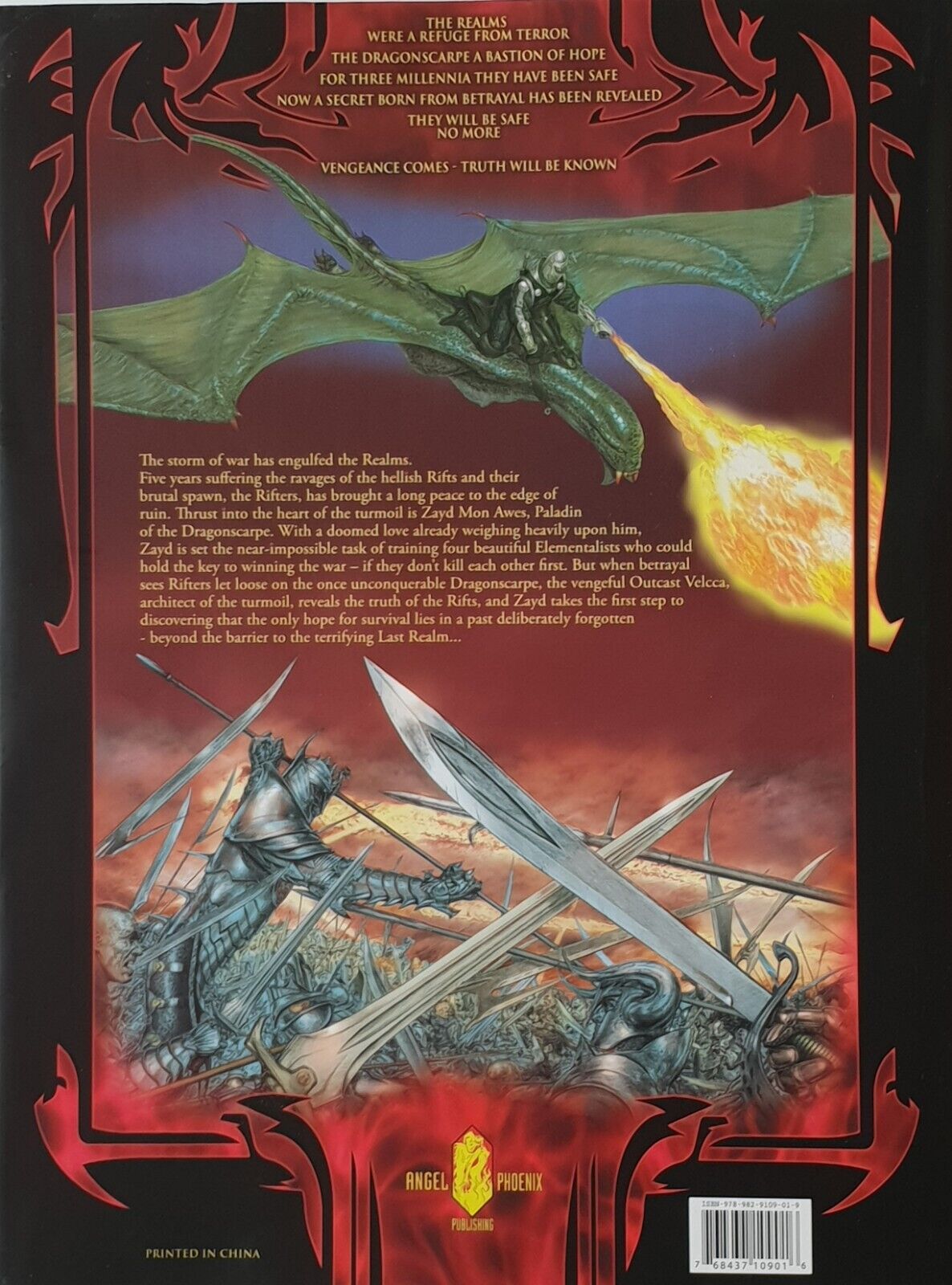 The Last Realm Book 1 Dragonscarpe Fantasy Adventure Illustrated Storybook - N3