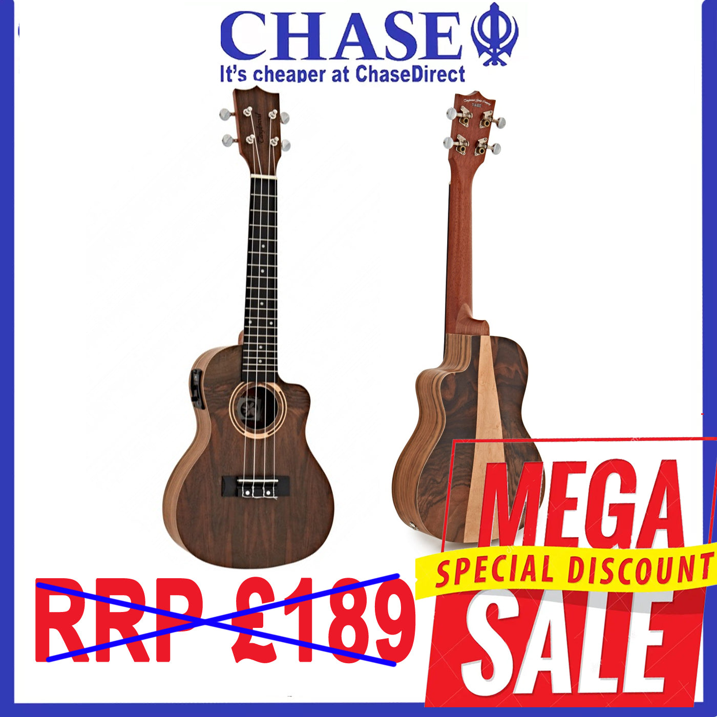 Tanglewood TWT21E Tiare Electro Acoustic Concert Ukulele | Natural Finish