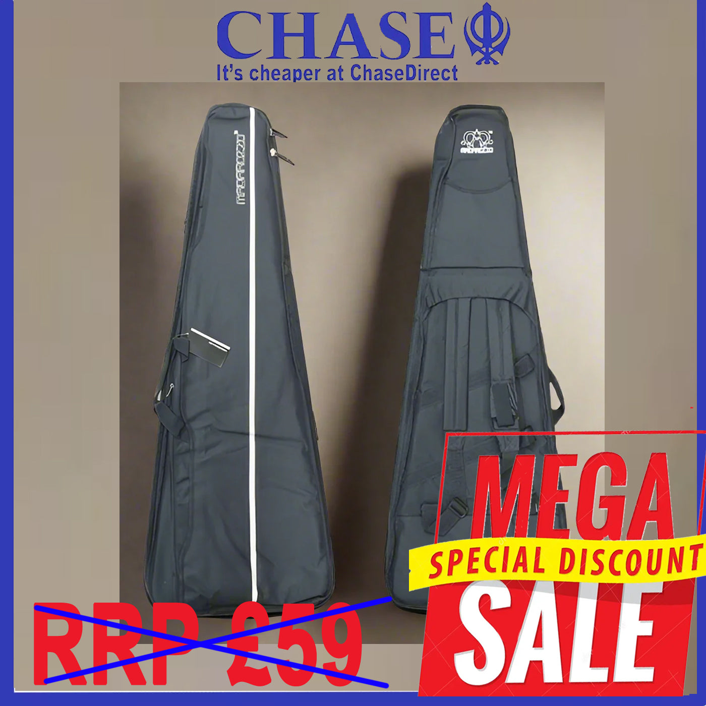 Madarozzo Electric Bass Guitar Gig Bag Case 20mm Padding & Shoulder Straps