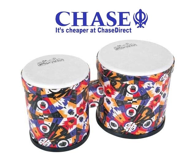 Rhythm Tech Bongo Drum - 5" And 6" Bongo set - Pre-tuned head