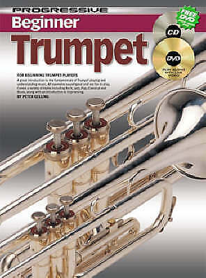 Learn To Play Trumpet - Progressive Beginner Trumpet Tutor Book CD DVD - N8
