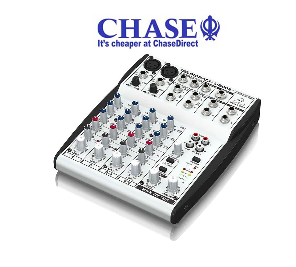 Behringer Mixer - Eurorack UB802 Ultra Low Noise Mixer | No power Supply Cable