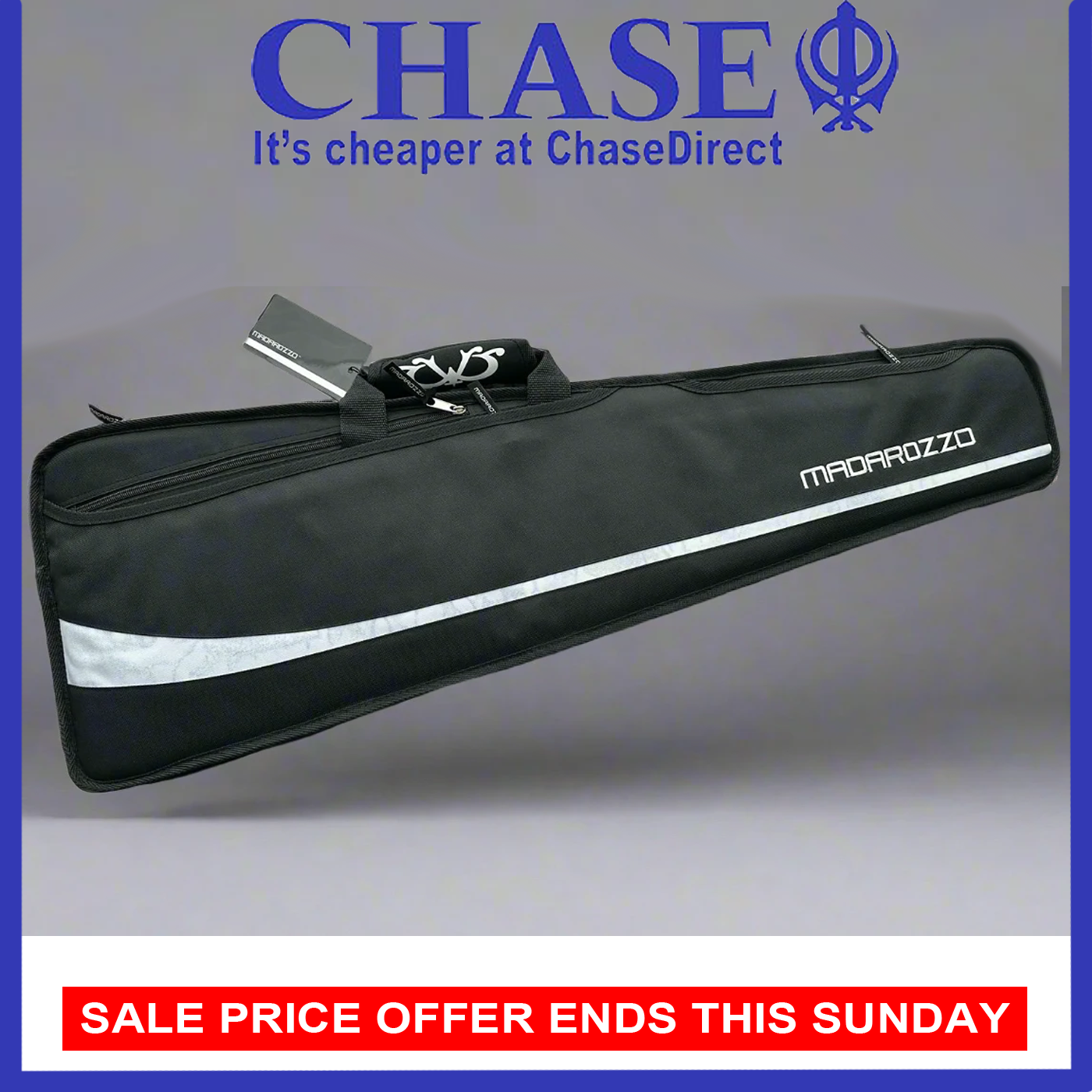 Madarozzo Electric Bass Guitar Gig Bag Case 20mm Padding & Shoulder Straps