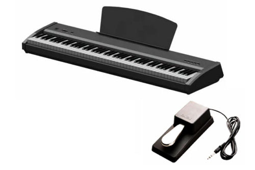 Chase P-51 Digital Piano In White or Black- 88 Notes Fully Weighted Hammer Action Keys, USB Input & Piano Type Sustain Pedal. Also Compitable with 3 Pedal Unit - Sustain Pedal, Sostenuto Pedal & Soft Pedal - Watch The Demo Video