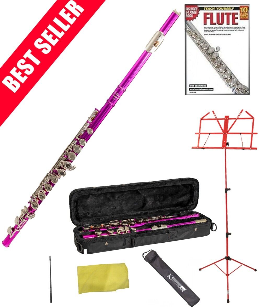 Elkhart Vincent Bach Pink Flute Pack | Spilt E Mechanism Offset G