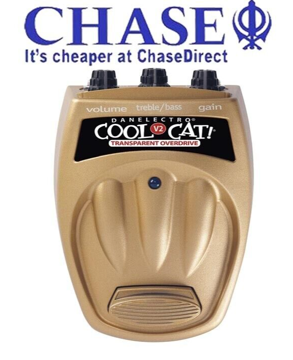 Guitar Pedal Danelectro Cool Cat Transparent Overdrive Guitar Pedal v2 Guitar Pedal Danelectro Cool Cat Transparent Overdrive Guitar Pedal v2