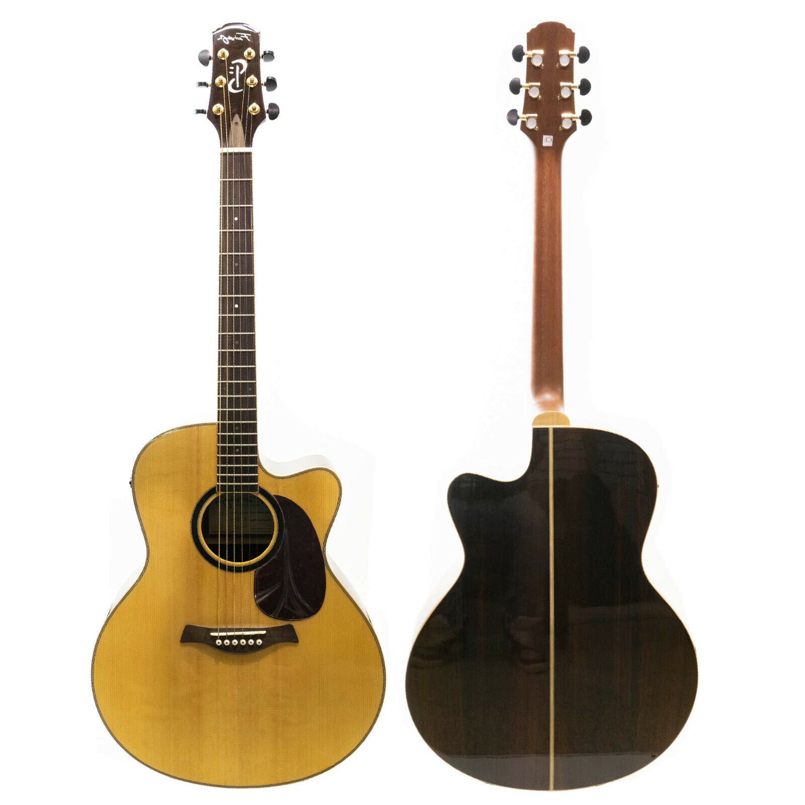 Fairclough Electro Acoustic Guitar Mountain Solid Spruce Top Fishman PreAmp Z26