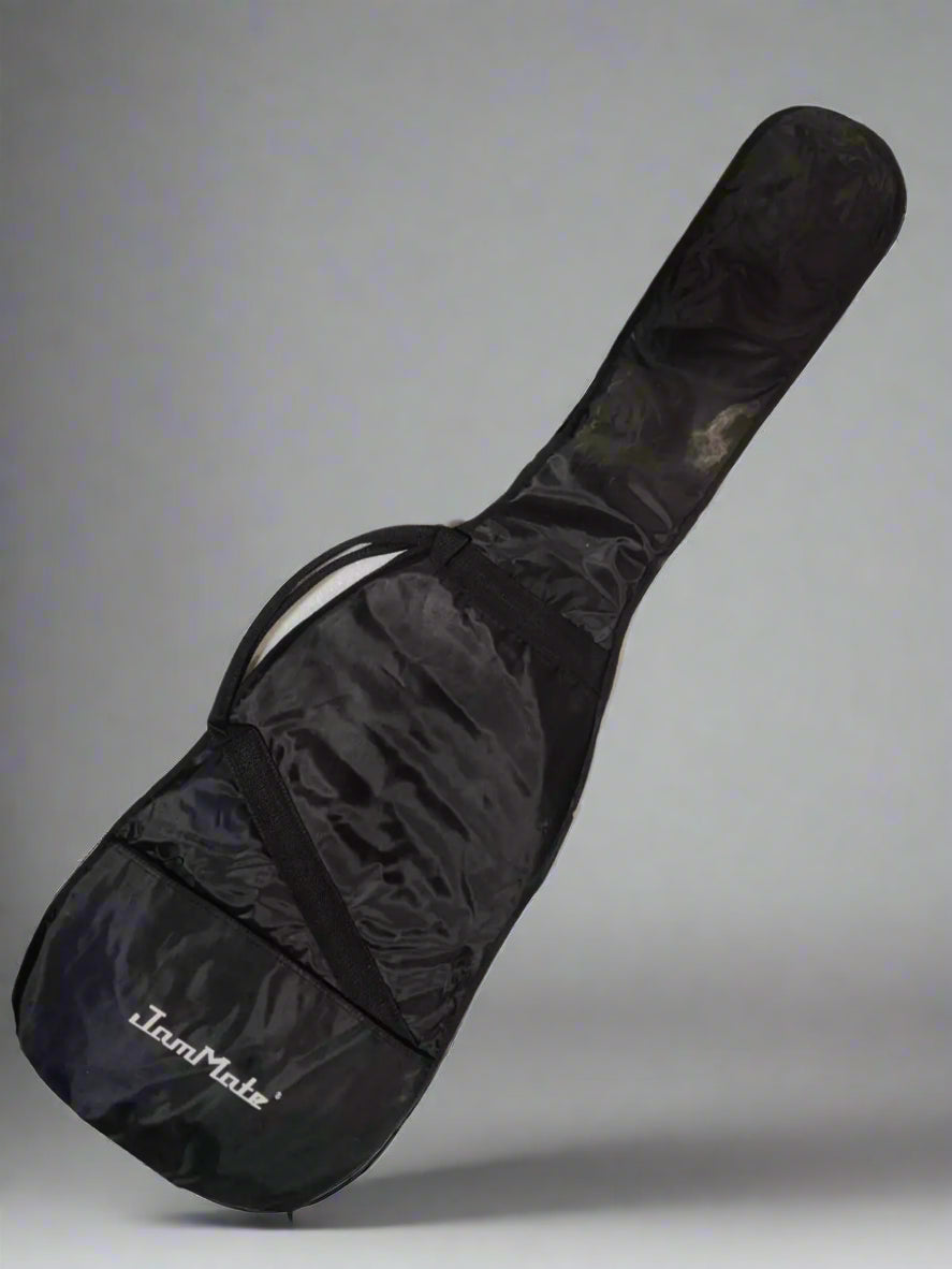 Jam Mate Electric Guitar Gig Bag with Shoulder Straps and Handle in Black
