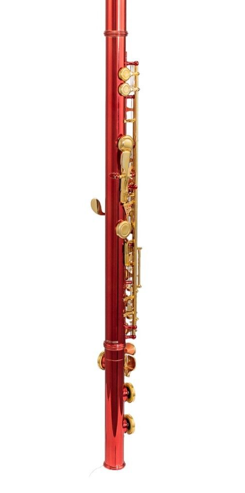 Elkhart Vincent Bach Red Flute Pack | Spilt E Mechanism Offset G .