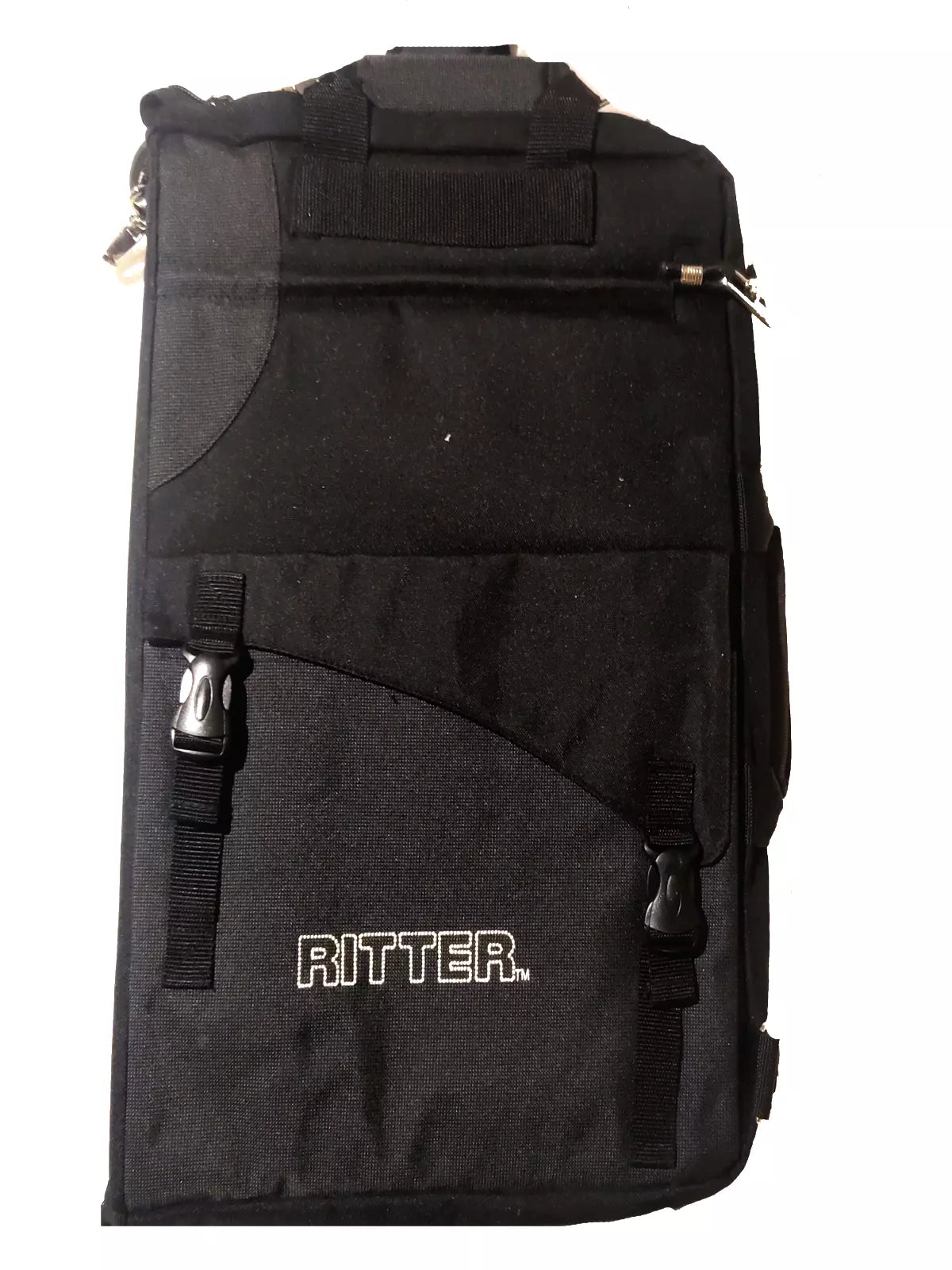Ritter Drum Sticks Bag5mm Padding With Handle Strap & Pockets in Black-Grey