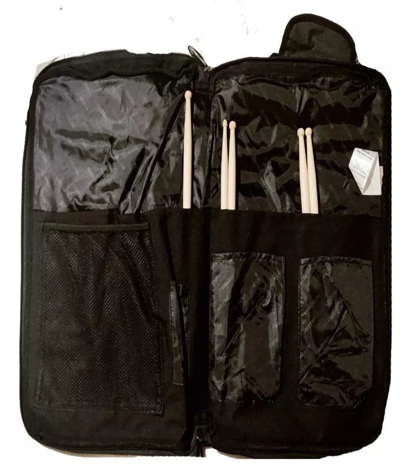 Ritter Drum Sticks Bag5mm Padding With Handle Strap & Pockets in Black-Grey