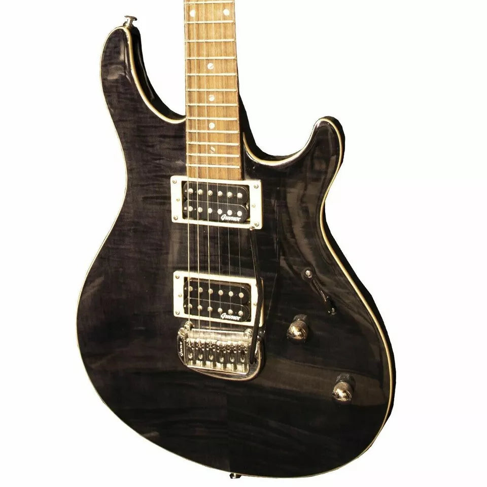 Guvnor By Chase GE700 Electric Guitar - Set Neck - Flamed Maple Top Translucent;