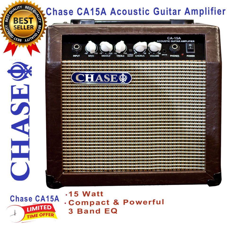 Chase Acoustic Guitar Amplifier | Chase CA-15A 15 Watt Acoustic Guitar Amp