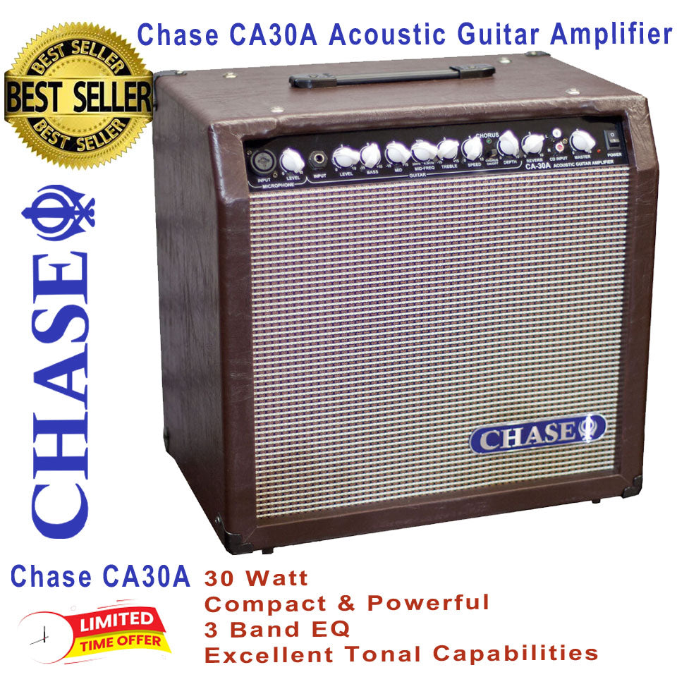 Chase Acoustic Guitar Amplifier | Chase CA-30A 30 Watt Acoustic Guitar Amp