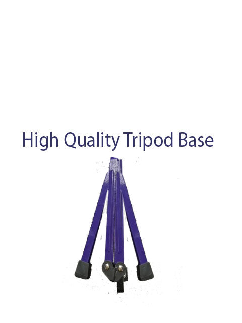 Kinsman Deluxe Sturdy Three Tier Music Stand And Bag In Purple