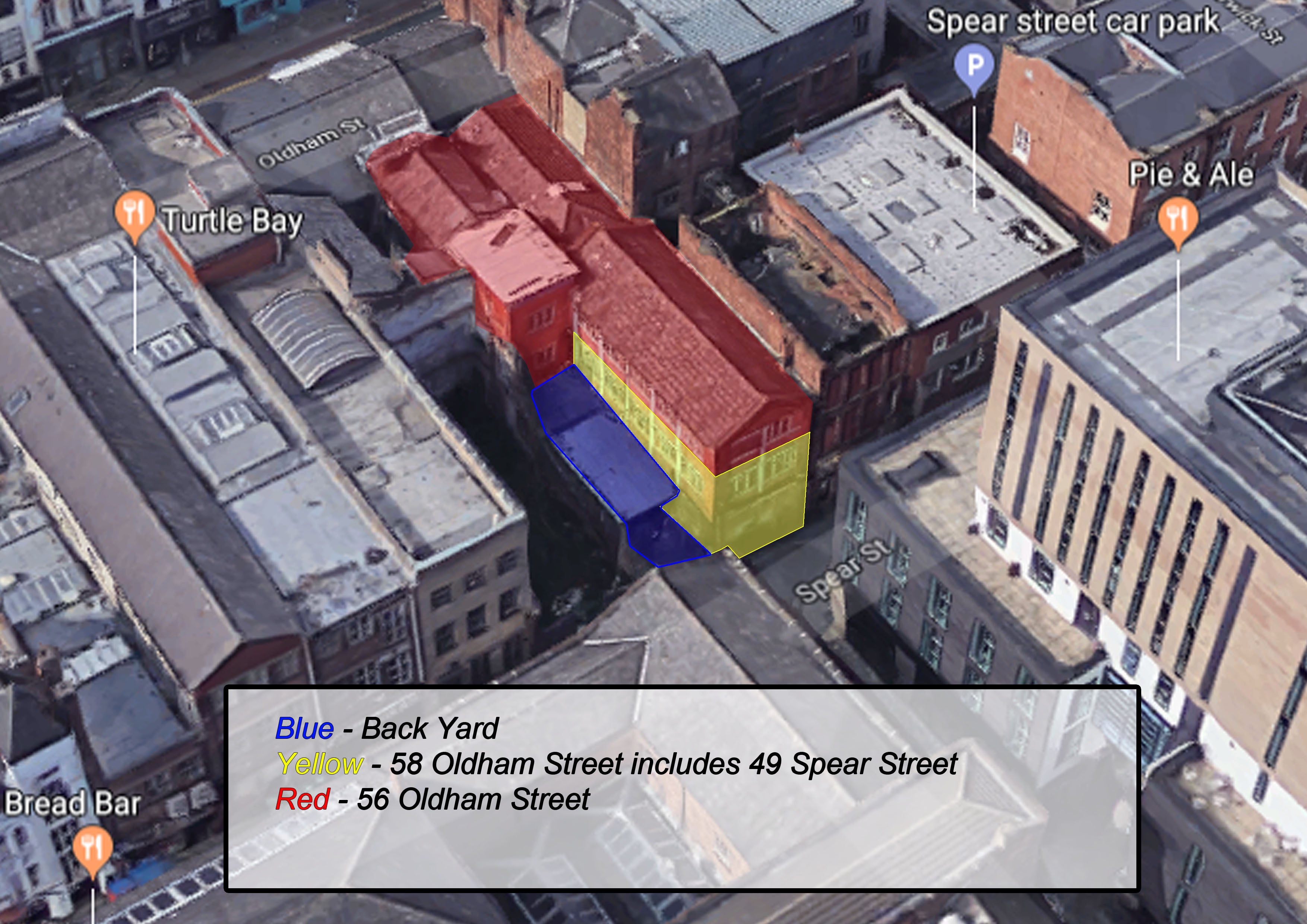 56-58 Oldham Street & 49 Spear Street, Near Piccadilly City Centre, Greater Manchester M4 1LE