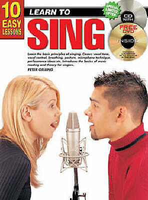 10 Easy Lessons - Learn to Sing - Singing Voice Vocal Tutor Book CD DVD - N8