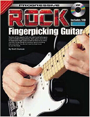Learn To Play Rock Fingerpicking Guitar - TAB Music Book With CD - R5