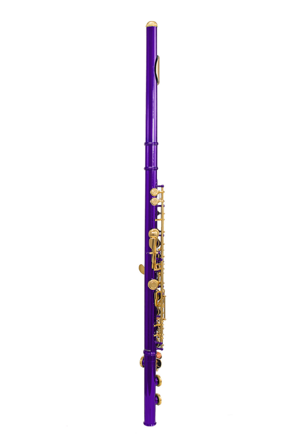Elkhart by Vincent Bach Flute 100FLP with Case in Purple | Spilt E Mechanism Offset G | RRP £279 Buy Now in Sale At Half Price For £139 - Only Few Left!