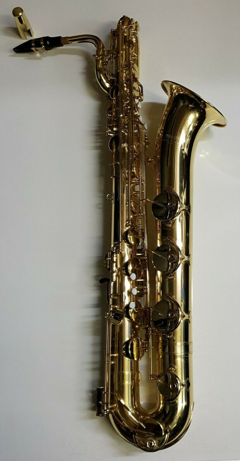 USED YAMAHA YBS52 BARITONE Saxophone Sax Yellow Brass Soft Case Complete Outfit