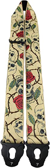 Perri's Jacquard Guitar Strap - Acoustic Classical Electric Bass Guitar .