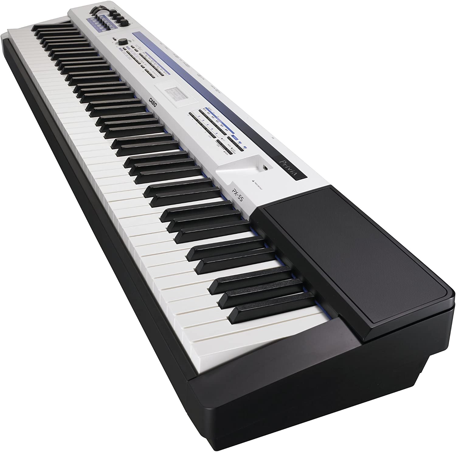 Casio PX-5S 88-Key Privia Pro Digital Stage Piano with Power Supply