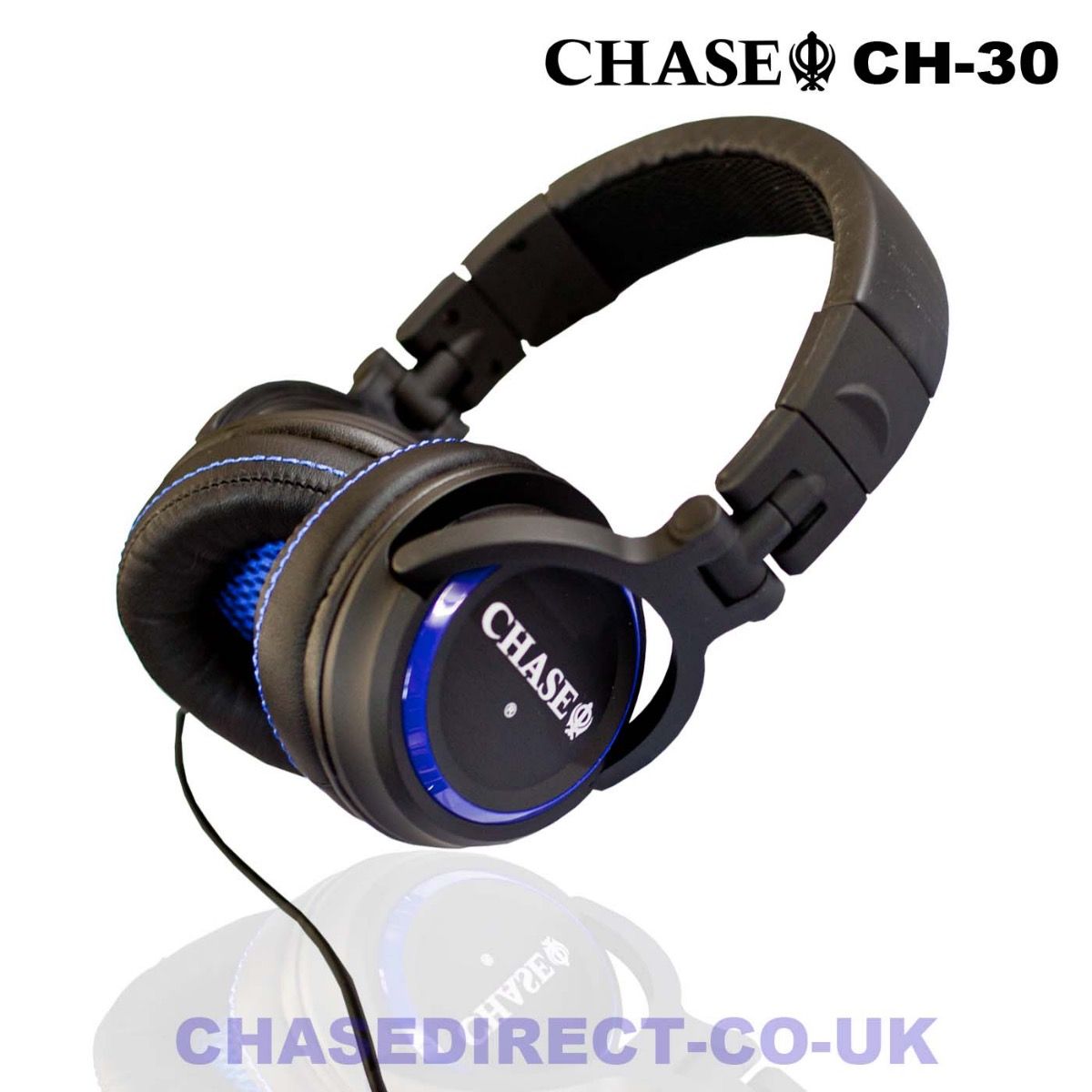 Chase CH-30 Stereo Headphones Noise Cancelling Studio Earphones