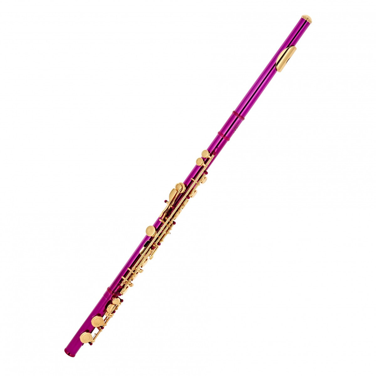 Elkhart by Vincent Bach Flute 100FLP with Case in Pink | Spilt E Mechanism Offset G - RRP £279 Buy Now in Sale At Half Price For £139 - Only Few Left!