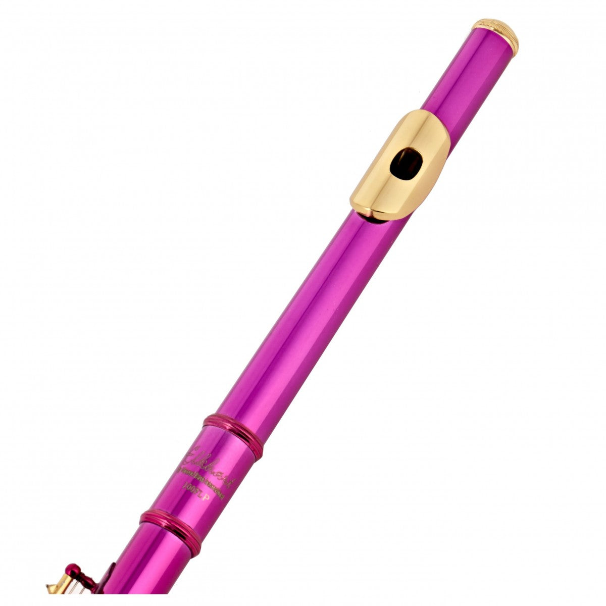 Elkhart by Vincent Bach Flute 100FLP with Case in Pink | Spilt E Mechanism Offset G - RRP £279 Buy Now in Sale At Half Price For £139 - Only Few Left!