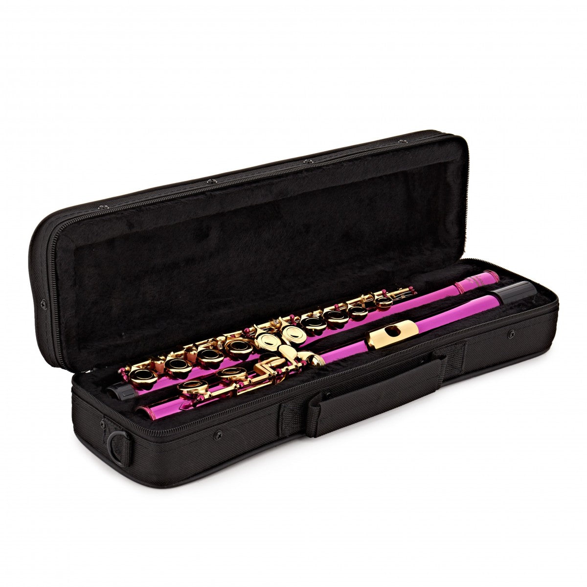 Elkhart by Vincent Bach Flute 100FLP with Case in Pink | Spilt E Mechanism Offset G - RRP £279 Buy Now in Sale At Half Price For £139 - Only Few Left!