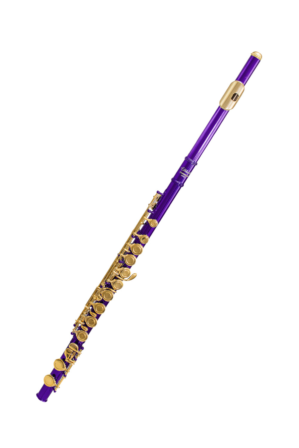 Elkhart by Vincent Bach Flute 100FLP with Case in Purple | Spilt E Mechanism Offset G | RRP £279 Buy Now in Sale At Half Price For £139 - Only Few Left!