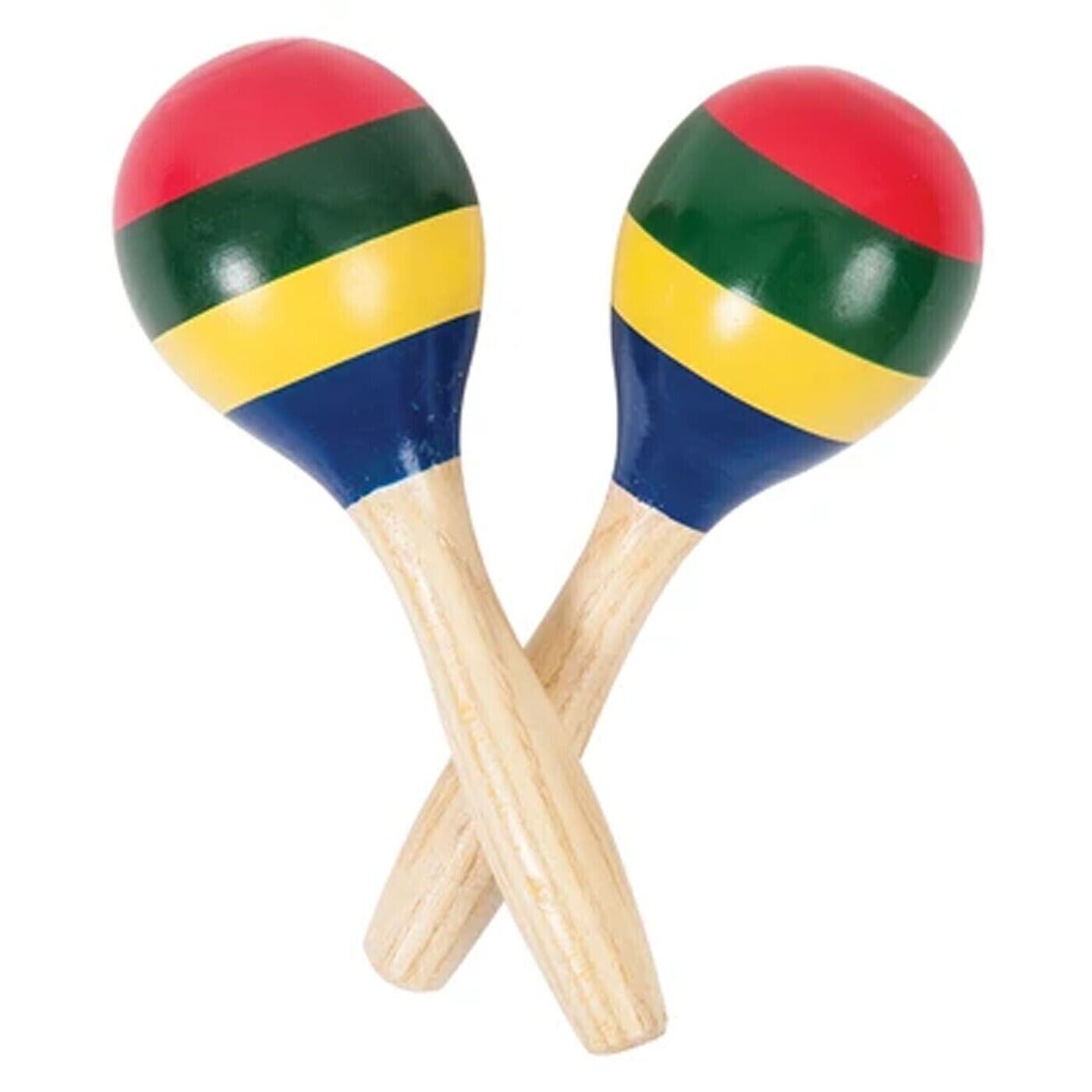 PP Percussion Maracas Chiquitas Wooden Shakers | One Pair : School Music Dance