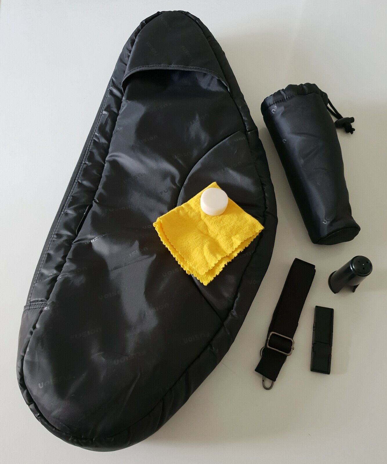 Alto Saxophone - Sax in Eb Gold Finish & Soft Case Complete Outfit By Chase - 1 | Excellent Condition | Mildly Used | Clearance Sale