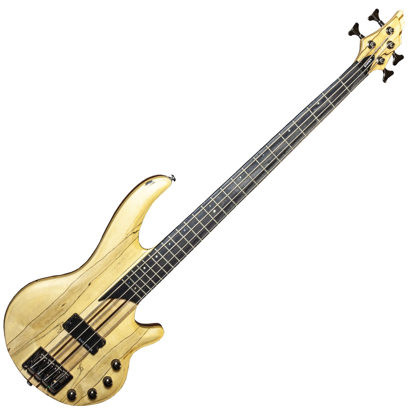 Bass Electric Guitar Tanglewood Canyon III 3 With Spalted Maple Top