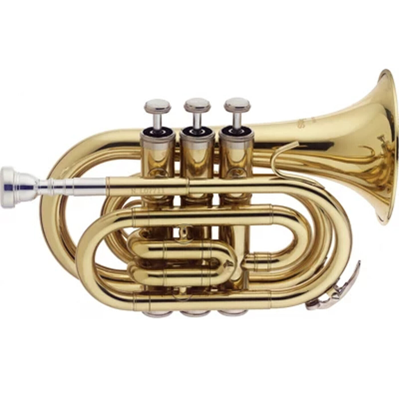 Trumpet Bb Pocket Trumpet  - Complete Outfit By Chase - Gold