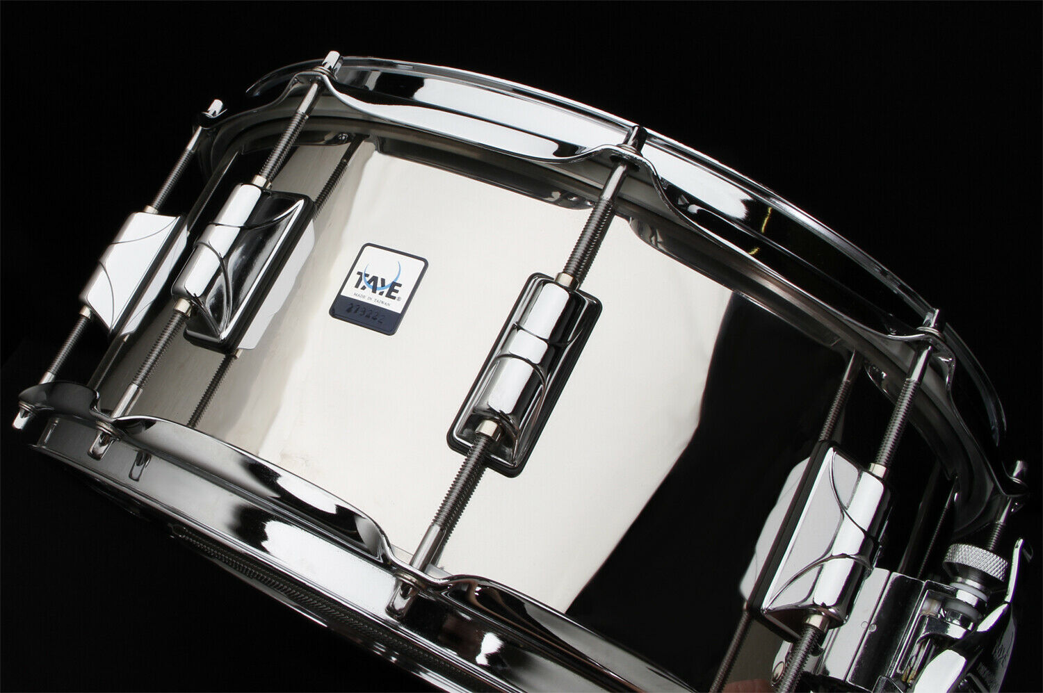 Snare Drum 10 x 4" TAYE Stainless Steel Silver - D53