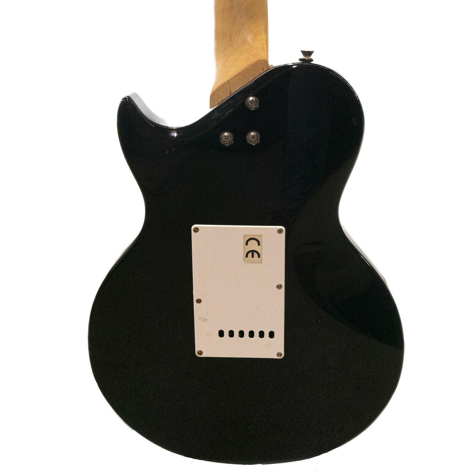 Aria Pro II PE F30 Electric Guitar Slim Single Cut Style Black With Tremolo - - B stock Never Used  (with some marks)