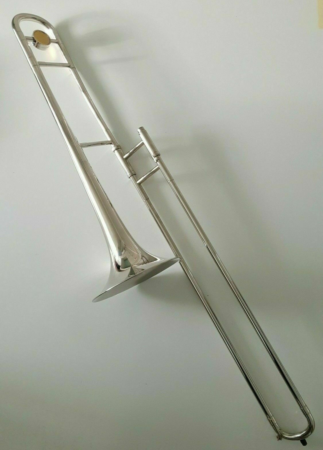 Chase Bb Tenor Slide Trombone in Silver Nickel Complete Student Outfit - B STOCK