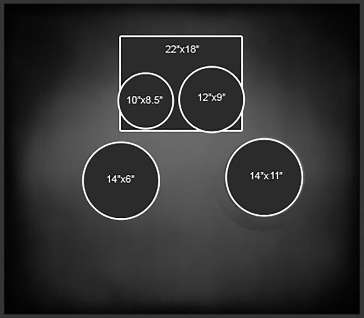 Drum Kit 5 Piece TAYE Fusion Pro X Gold 22" Bass Drums & Hardware Set~D29~~