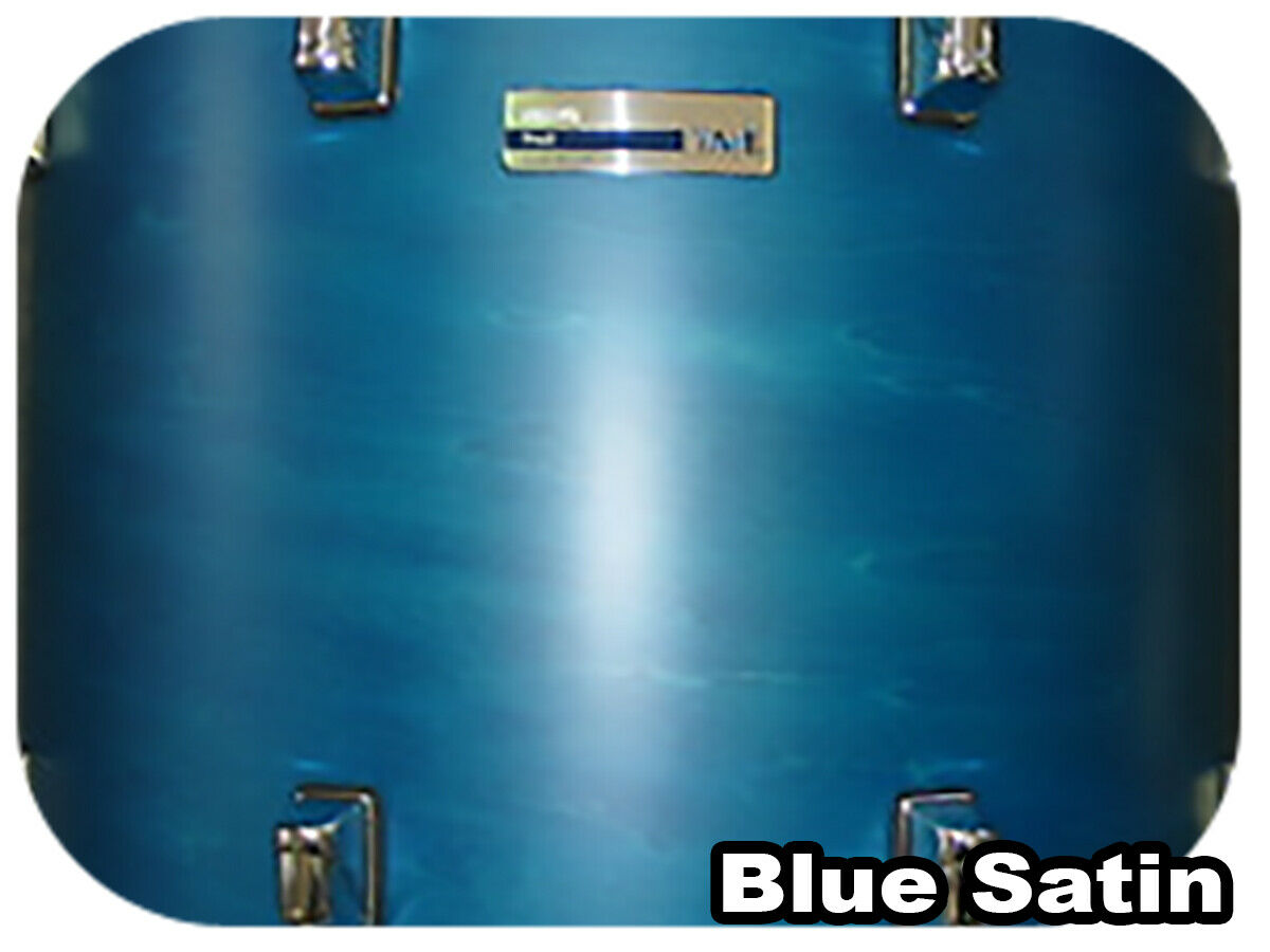 Drum Kit 5 Piece TAYE Pro X Blue Satin - 22" Bass Drums With Hardware Set - D7