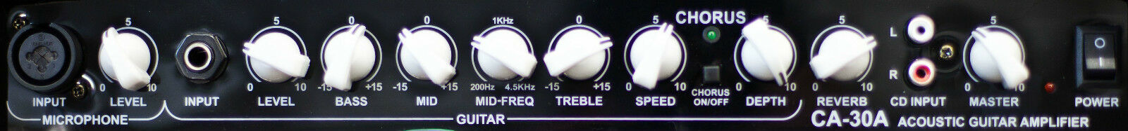 Chase Acoustic Guitar Amplifier | Chase CA-30A 30 Watt Acoustic Guitar Amp