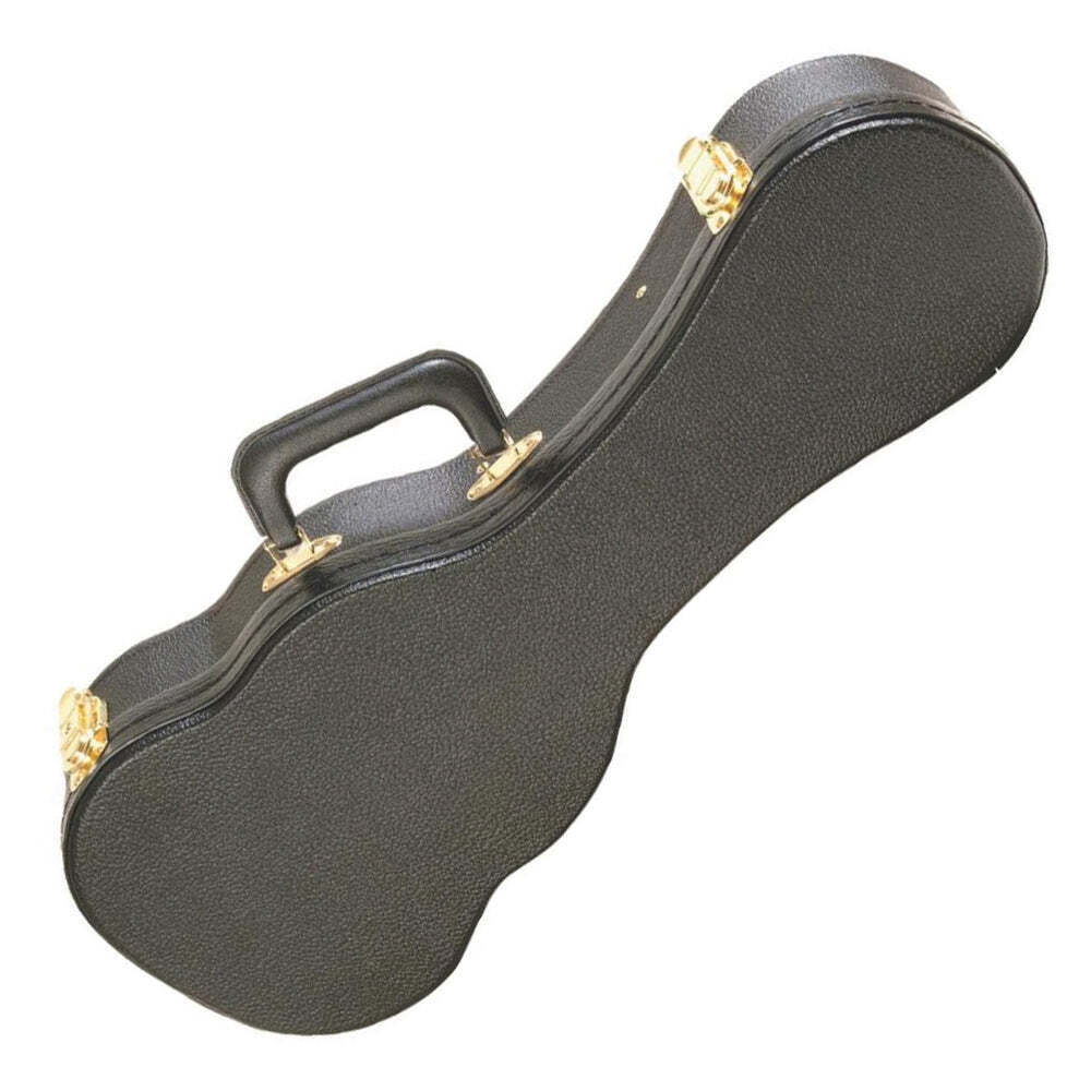 On Stage Hardshell Soprano Ukulele Case with Gold-Plated Hardware -