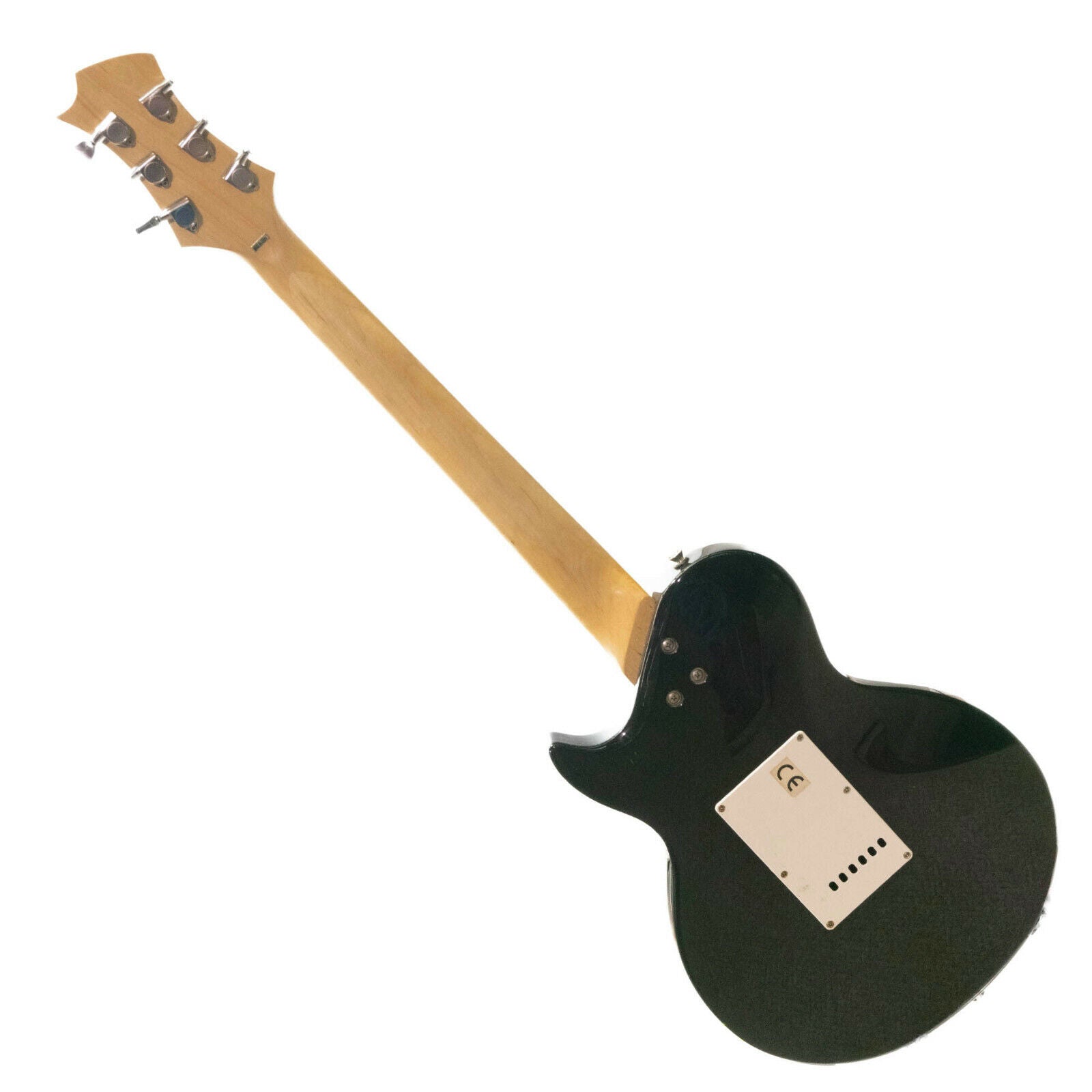 Aria Pro II PE F30 Electric Guitar Slim Single Cut Style Black With Tremolo - - B stock Never Used  (with some marks)