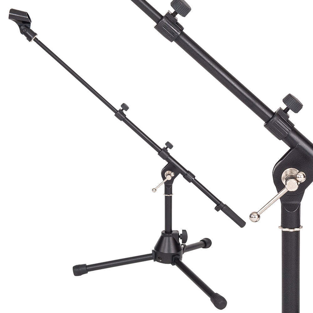 Kinsman Mini Microphone Mic Boom Desk / Table Stand in Black