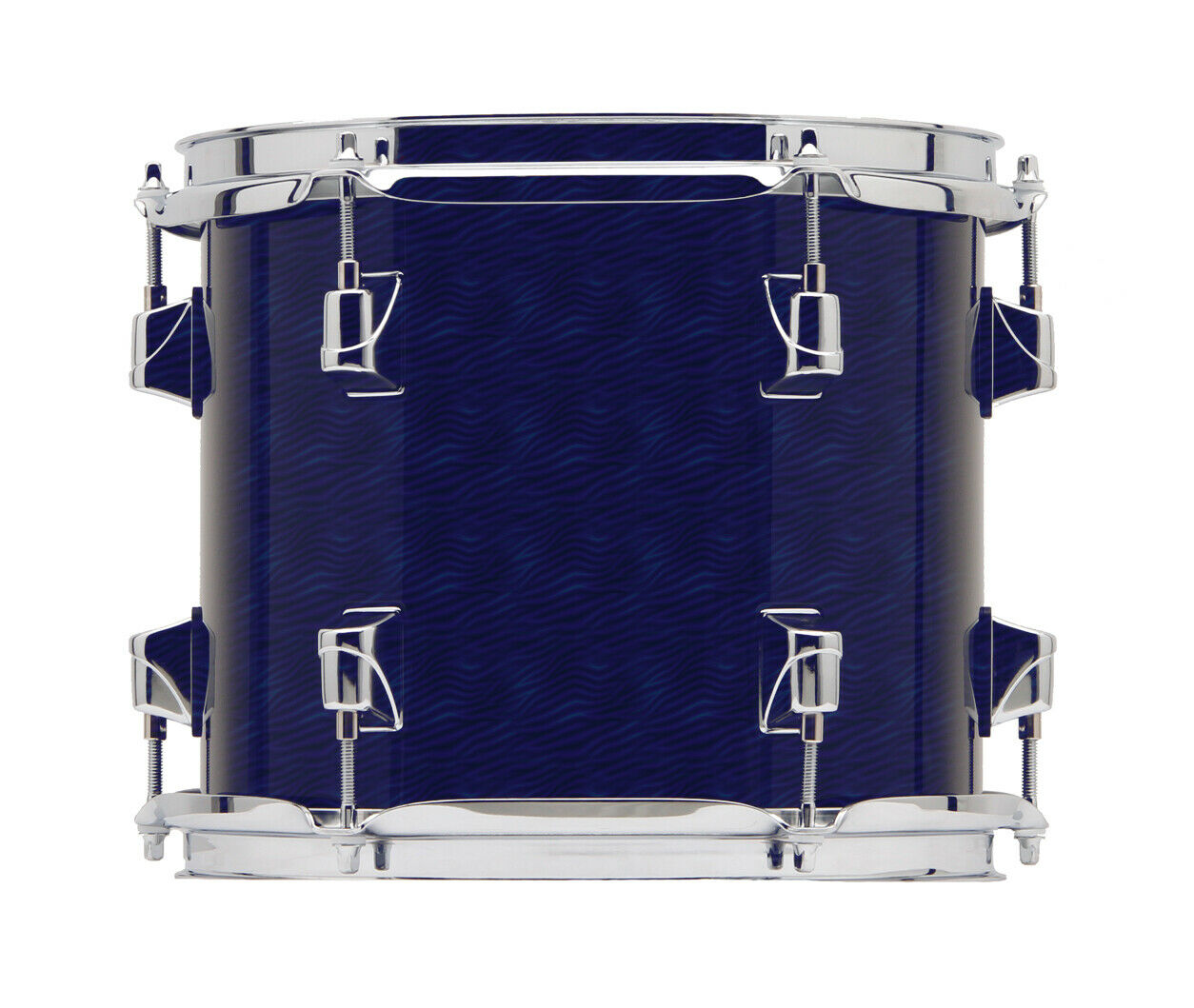 Rack Tom Drum Shell 14" x 11" TAYE Studio Maple Blue With Suspension Mount - D33