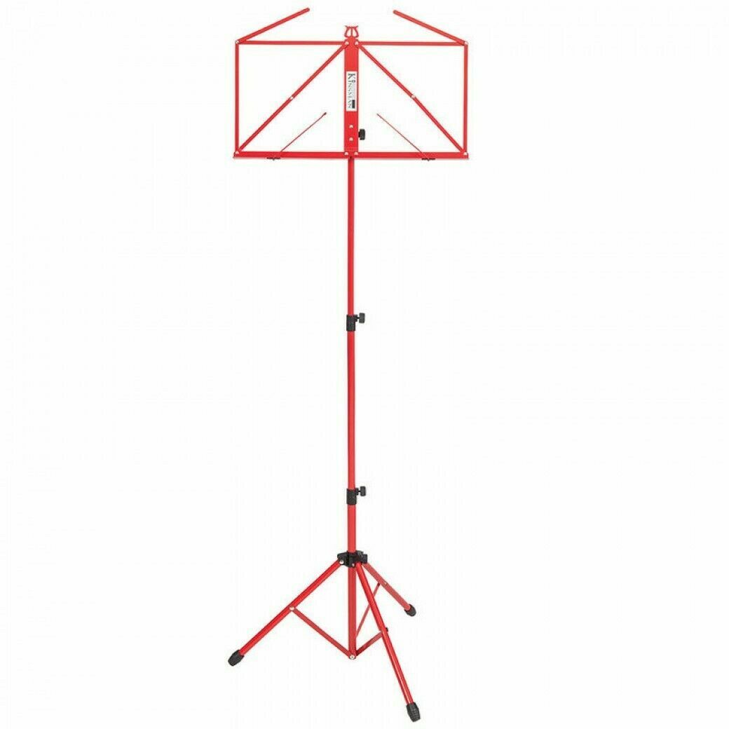 Kinsman Deluxe Sturdy Music Stand with Bag Case Sleeve - 3 Tier - Musical Instrument