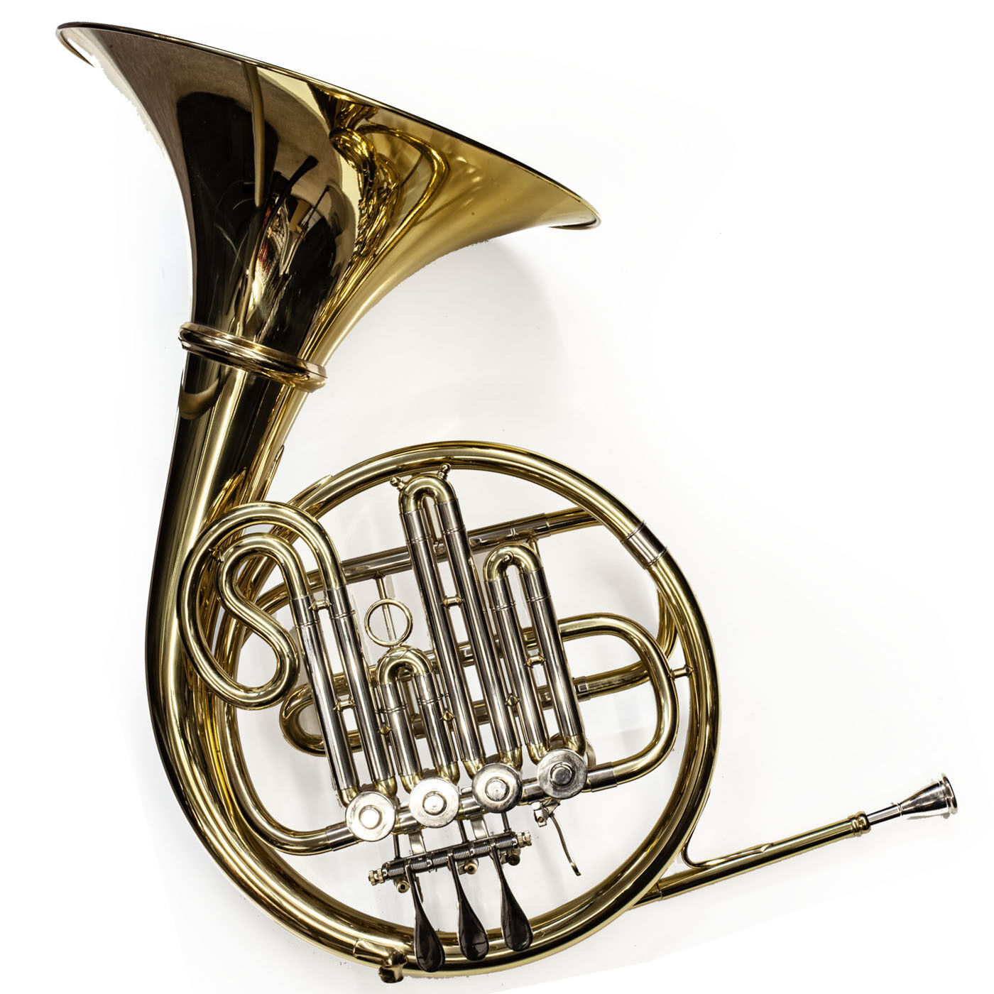 French Horn in Bb Single - Chase Student Oufit - Brass Finish - Hard Case - -