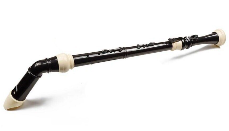 Hornby Bass Recorder In Key of F - Hornby ABS Recorder 900H in Black/Beige