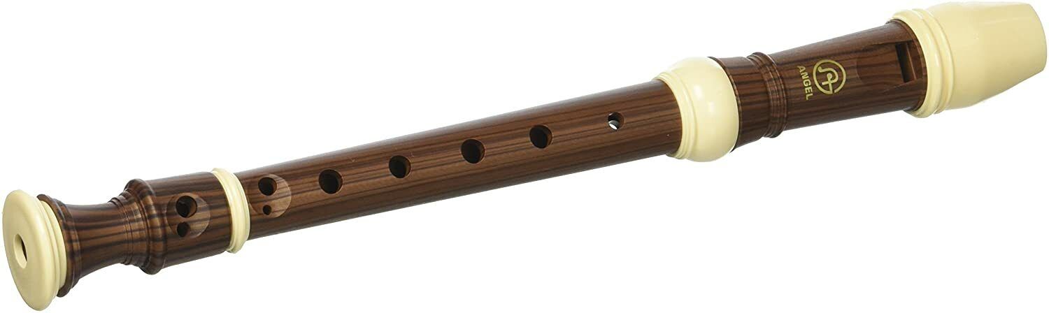 Sopranino Recorder - Key of F With Bag Angel ABS Wood Grain Design ASnRB-101NW